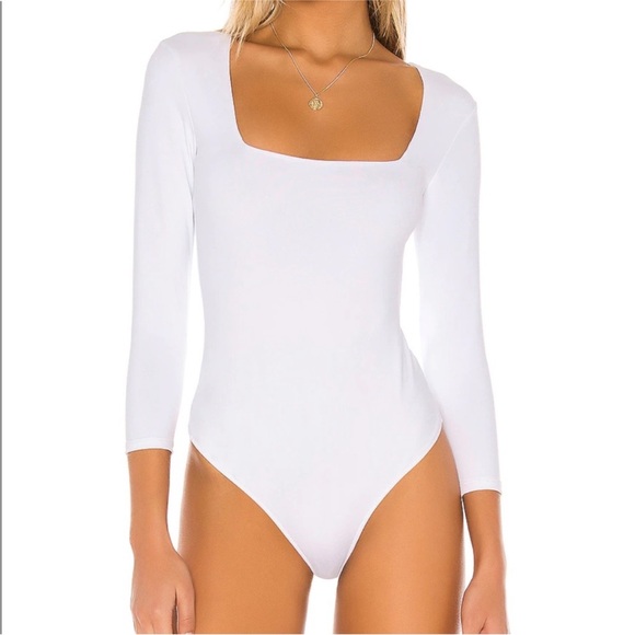 Free People Square Neck Bodysuit - Picture 1 of 5